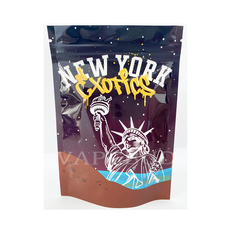 NEW YORK EXOTICS 3.5g 7g Bag jokes up runtz MYLAR ziplock edibles Smell Proof custom printed bag plastic with logo print
NEW YORK EXOTICS 3.5g 7g Bag jokes up runtz MYLAR ziplock edibles Smell Proof custom printed bag plastic with logo print