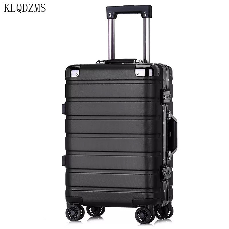 KLQDZMS 20" high quality aluminum frame trolley suitcase travel carry on rolling luggage spinner on wheels boarding case LJ201114
KLQDZMS 20" high quality aluminum frame trolley suitcase travel carry on rolling luggage spinner on wheels boarding case LJ201114