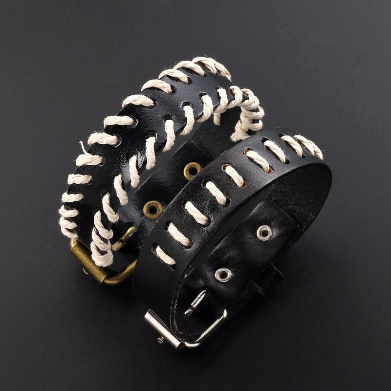 Charm Bracelets Fashion Simple Men And Women Leather Woven Artificial Adjustable Bracelet Jewelry Gift DIY Accessories
Charm Bracelets Fashion Simple Men And Women Leather Woven Artificial Adjustable Bracelet Jewelry Gift DIY Accessories