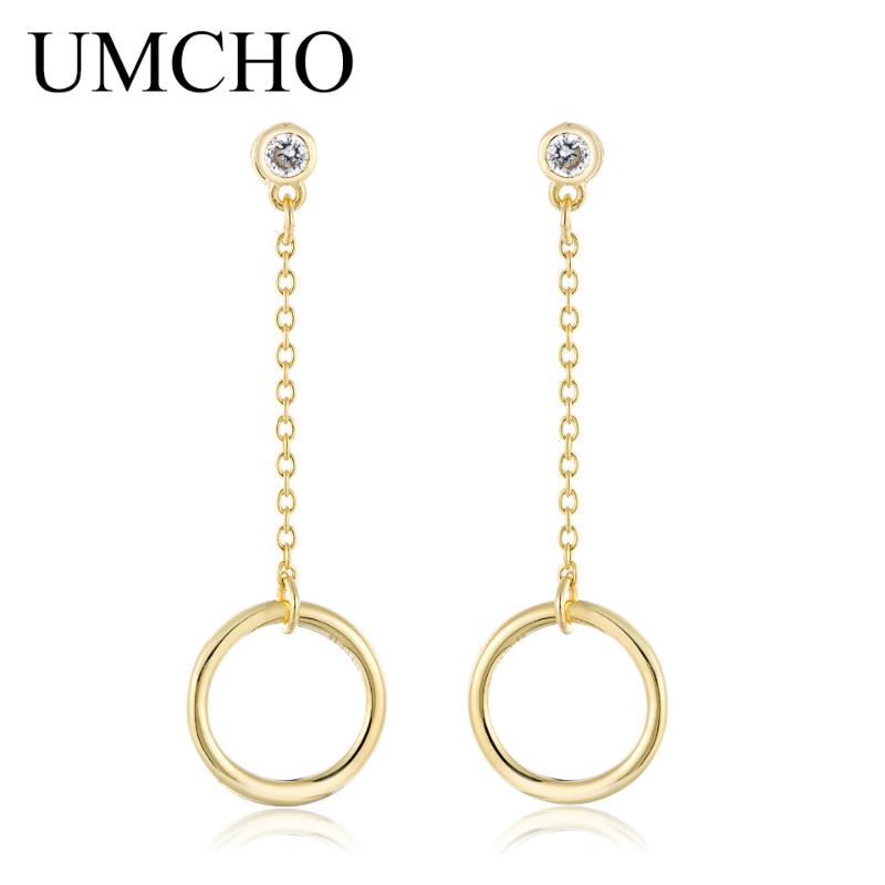 Dangle & Chandelier UMCHO Real Pure 925 Sterling Silver Earrings For Women Female Fine Jewelry Fashion Dating Romantic Brincos
Dangle & Chandelier UMCHO Real Pure 925 Sterling Silver Earrings For Women Female Fine Jewelry Fashion Dating Romantic Brincos
