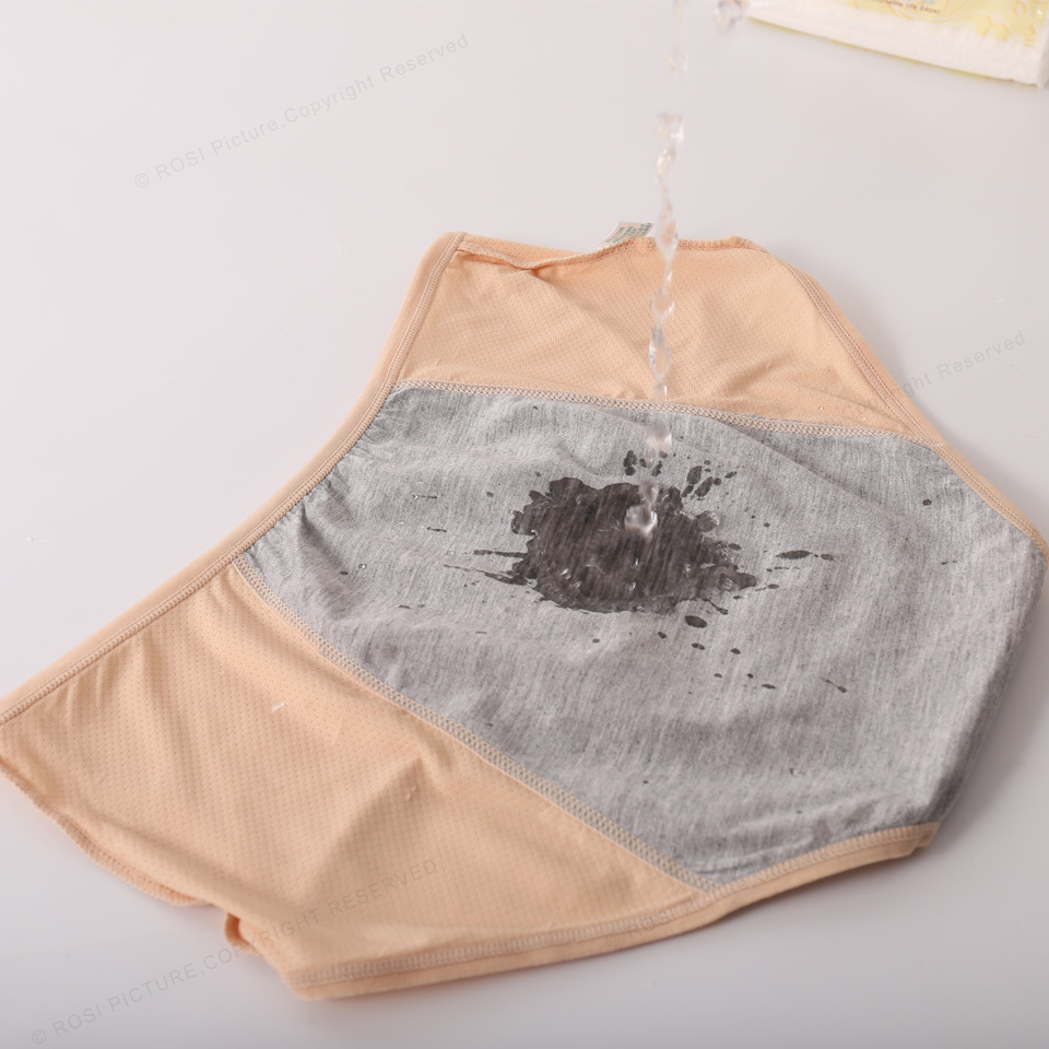 3pcs/lot Menstrual Panties For Women Plus Size Nylon Mesh Leak Proof Period Menstruation Briefs Incontinence Underwear Lingerie 201112