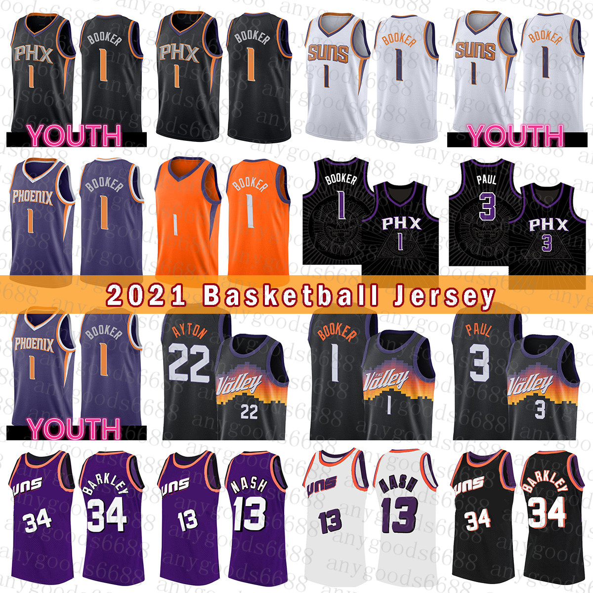 Phoenixs Sun Mens Basketball Jersey Devin 1 Booker Youth Chris 3 Paul Steve 13 Nash S-2XL Charles 34 Barkley DeAndre 22 Ayton Ivory
Phoenixs Sun Mens Basketball Jersey Devin 1 Booker Youth Chris 3 Paul Steve 13 Nash S-2XL Charles 34 Barkley DeAndre 22 Ayton Ivory