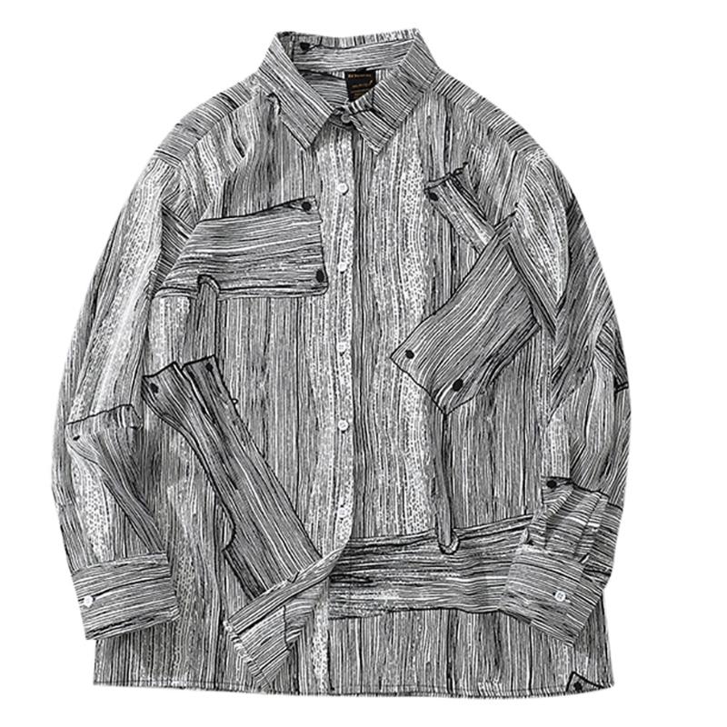 Mens Autumn Fashion Shirts Casual Long Sleeve Printed Tops Casual Blouse Shirt, Gray
Mens Autumn Fashion Shirts Casual Long Sleeve Printed Tops Casual Blouse Shirt, Gray