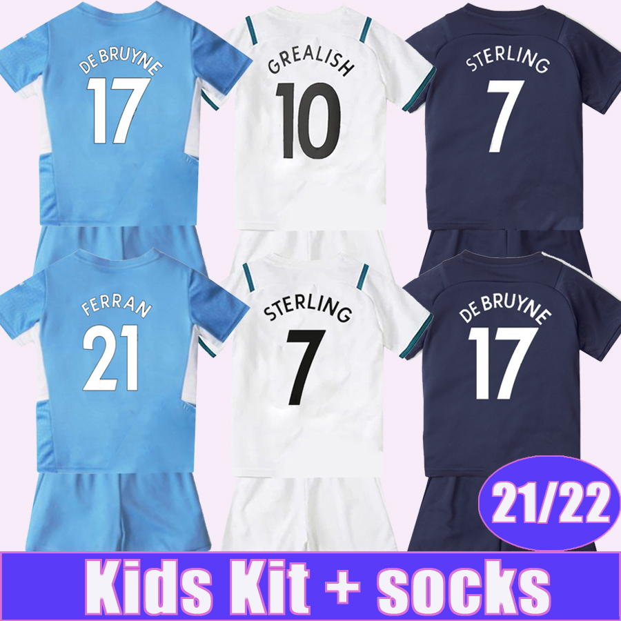 21 22 23 DE BRUYNE GREALISH Kids Kit Soccer Jerseys STERLING BERNARDO FERRAN MAHREZ FODEN STONES MENDY Home Away 3rd Commemorative Edition Football Shirts, Tz1669 21 22 home no sokcs
21 22 23 DE BRUYNE GREALISH Kids Kit Soccer Jerseys STERLING BERNARDO FERRAN MAHREZ FODEN STONES MENDY Home Away 3rd Commemorative Edition Football Shirts, Tz1669 21 22 home no sokcs