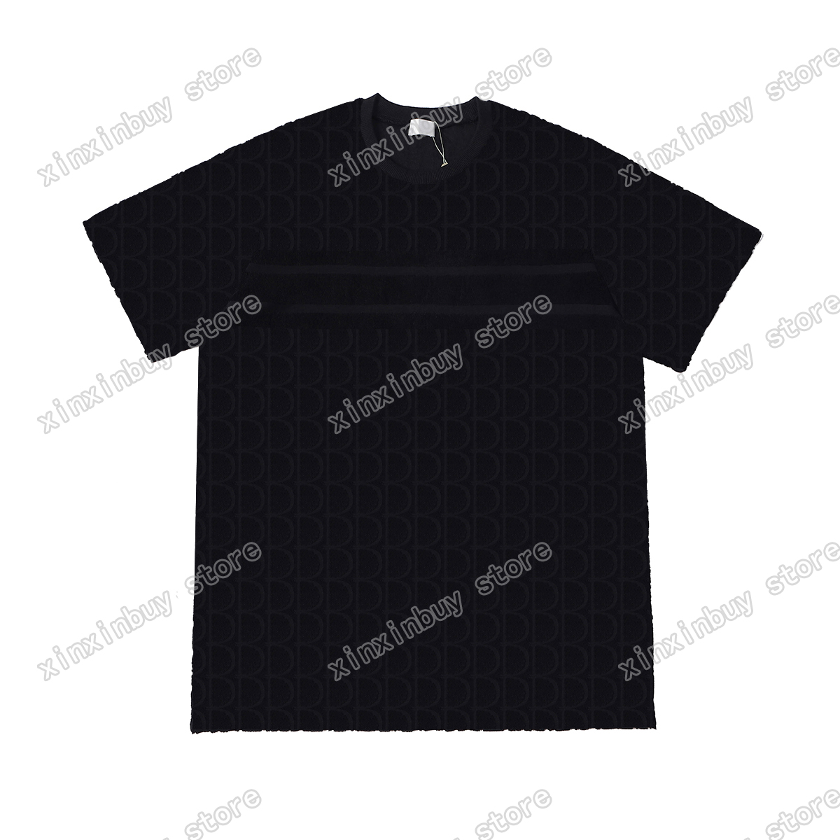 22ss Men Women Designers T-Shirts tee Towel cloth Jacquard letters short sleeve Man Crew Neck paris Streetwear white black xinxinbuy S-XL