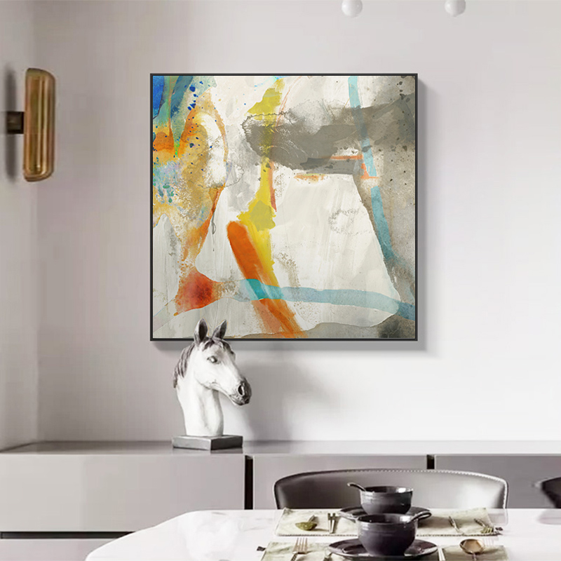 Nordic Watercolor Abstract Interior Poster and Print Wall Art Canvas Painting Modern Decorative Pictures for Room Decor No Frame
