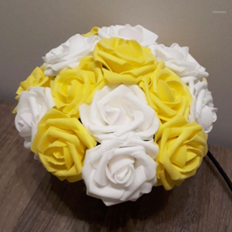 25Pcs Multicolor 8CM Artificial Foam Rose Flower Wedding Bride Bouquet PE Foam Scrapbooking DIY Rose Flower Head Home Decor1, F05
25Pcs Multicolor 8CM Artificial Foam Rose Flower Wedding Bride Bouquet PE Foam Scrapbooking DIY Rose Flower Head Home Decor1, F05
