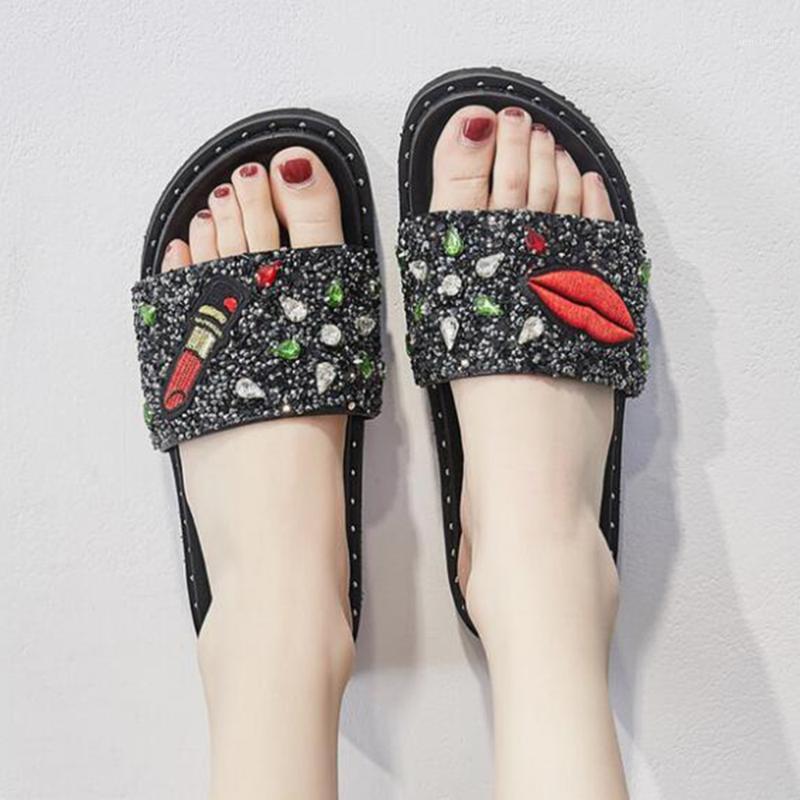 Summer shoes women Fashion Sequins Non-slip Sandals Slippers Women outdoor Leisure Flats platform Beach Flip Flops sh4471
Summer shoes women Fashion Sequins Non-slip Sandals Slippers Women outdoor Leisure Flats platform Beach Flip Flops sh4471