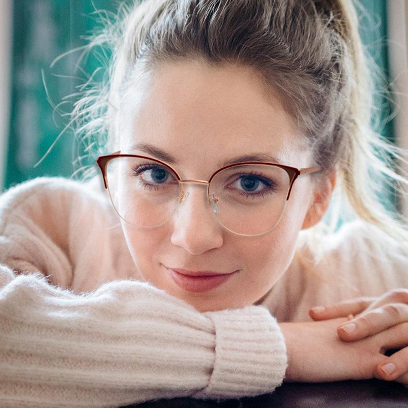WackSaria Glasses Women Half Frameless Blue Light Blocking Protection Tranparent Lens Reading Glasses Metal Vintage Fashion Ins
WackSaria Glasses Women Half Frameless Blue Light Blocking Protection Tranparent Lens Reading Glasses Metal Vintage Fashion Ins