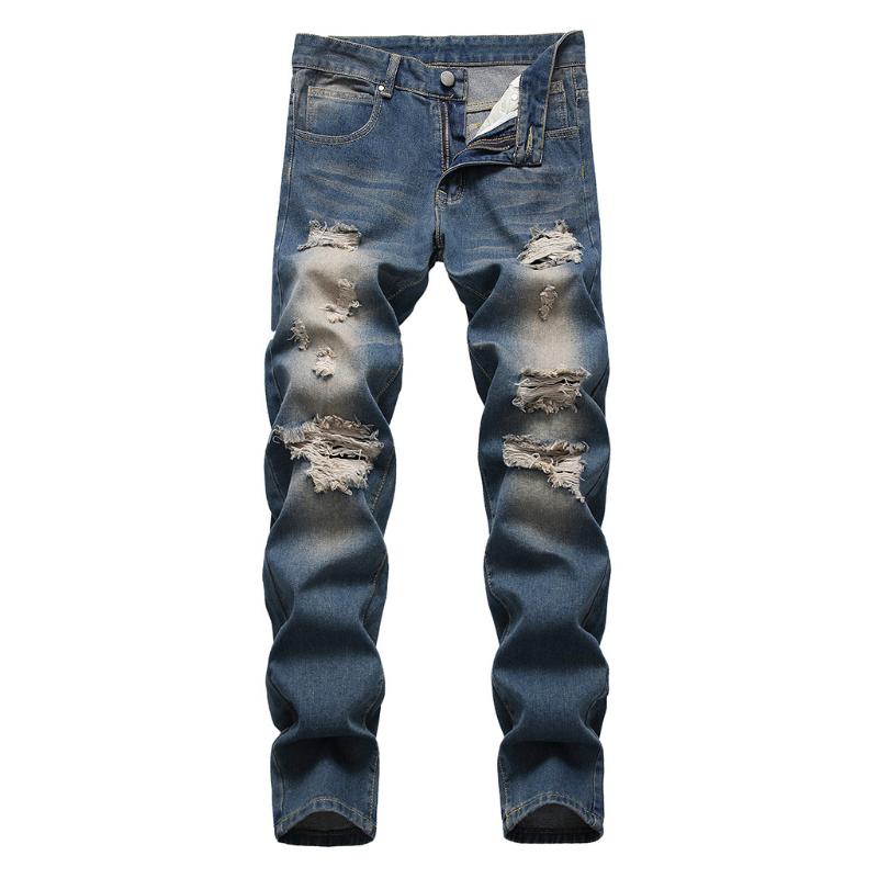 Vogue Fashion Male Trousers Black Jeans Men's Casual Personality Slim Fit Denim Jeans Pants, Blue
Vogue Fashion Male Trousers Black Jeans Men's Casual Personality Slim Fit Denim Jeans Pants, Blue
