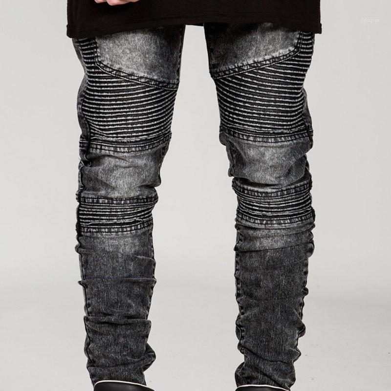 Men Classic Pleated Denim Jeans Male Stretch Slim Mid Waist Pencil Pants Teenager Punk Style Fashion Patchwork Jeans 514141, As picture 1
Men Classic Pleated Denim Jeans Male Stretch Slim Mid Waist Pencil Pants Teenager Punk Style Fashion Patchwork Jeans 514141, As picture 1