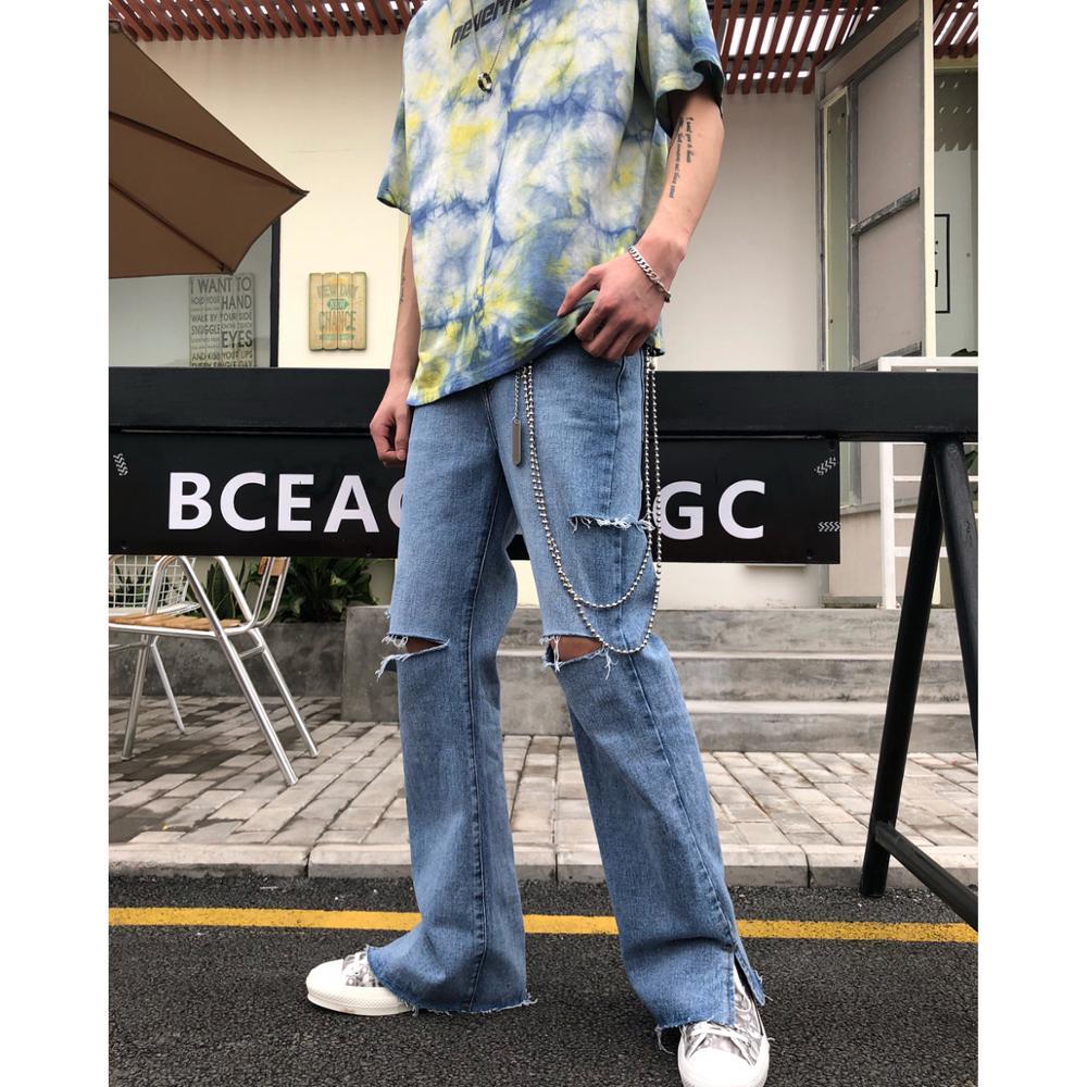 2021 Summer New Edition Han Hired Knife Cut Knee to Break Hole Men Women Web Celebrities Pants Jeans 171O, Blue
2021 Summer New Edition Han Hired Knife Cut Knee to Break Hole Men Women Web Celebrities Pants Jeans 171O, Blue