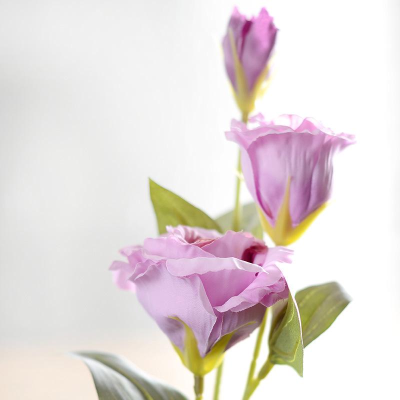 3 Heads Artificial Flower Eustoma Fake Flowers Gradiflorus Lisianthus Christmas Wedding Party DIY for Home Garden Decor QW189, White
3 Heads Artificial Flower Eustoma Fake Flowers Gradiflorus Lisianthus Christmas Wedding Party DIY for Home Garden Decor QW189, White