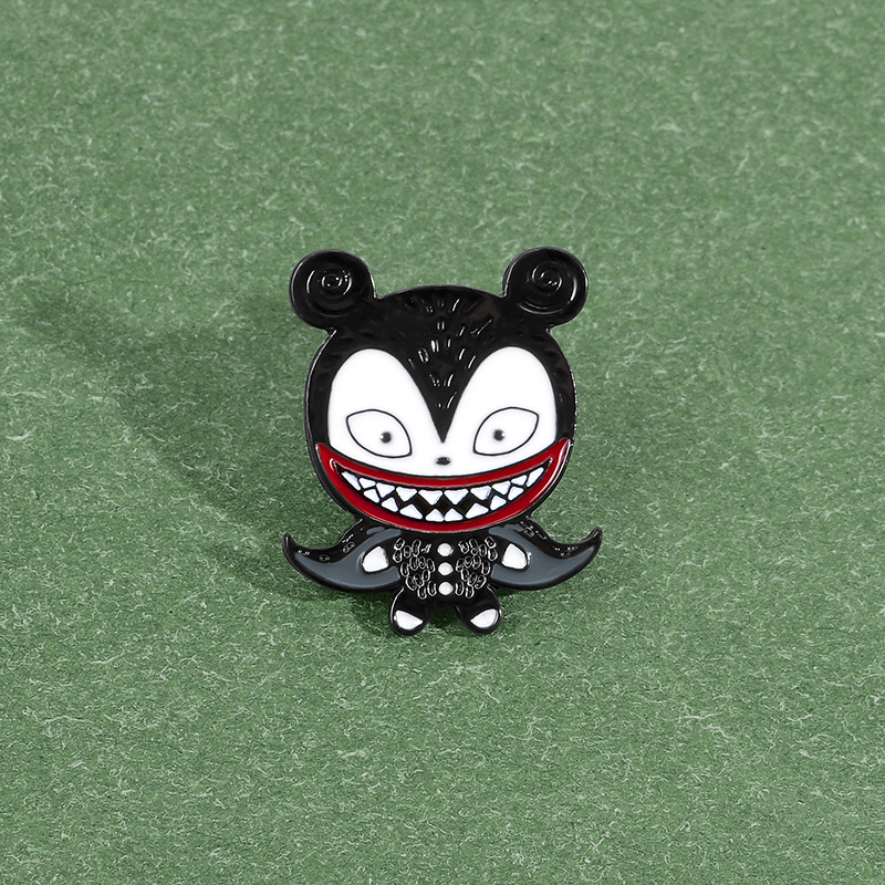 New Cartoon Punk Dark Cloak Ghost Clown Big Mouth Mouse Enamel Animation Character Pin Child Denim Clothes Lapel Pendant Jewelry Gift, As picture
New Cartoon Punk Dark Cloak Ghost Clown Big Mouth Mouse Enamel Animation Character Pin Child Denim Clothes Lapel Pendant Jewelry Gift, As picture