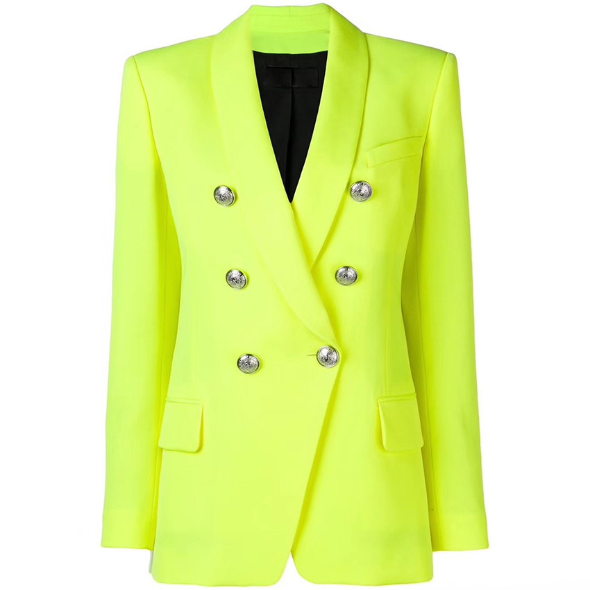 High Street Women Xale Collar Yellow Blazers Bright Autumn England Classic Double Breasted Lady of the Office Long Meade Coats 7m05
High Street Women Xale Collar Yellow Blazers Bright Autumn England Classic Double Breasted Lady of the Office Long Meade Coats 7m05