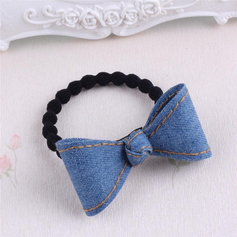 1pcs New Creative Denim Bowknot Elastic Rubber Hair Band Girls Hair Accessories Baby Headwear Kids Headdress Children Ropes1, Dark blue
1pcs New Creative Denim Bowknot Elastic Rubber Hair Band Girls Hair Accessories Baby Headwear Kids Headdress Children Ropes1, Dark blue