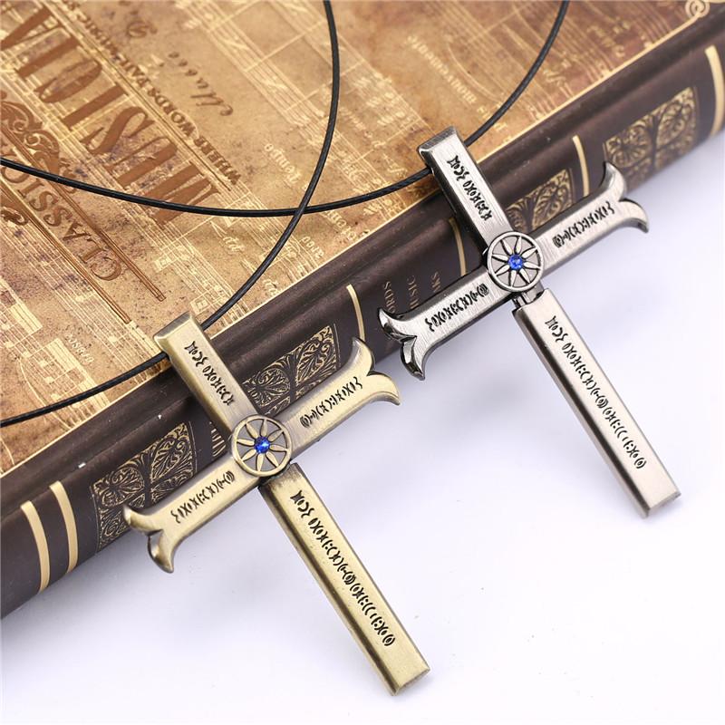 Free Shipping Anime One Piece Dracule Mihawk Cross Sword Necklace Women Cosplay Men Jewelry Gift Collares
Free Shipping Anime One Piece Dracule Mihawk Cross Sword Necklace Women Cosplay Men Jewelry Gift Collares