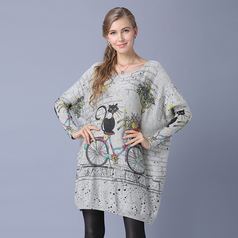 Ladies Fashion Street Tops Abstract Woman Print O-neck Full Sleeve Loose Long T-shirt Spring and Autumn 2021 Gnvs, Gray
Ladies Fashion Street Tops Abstract Woman Print O-neck Full Sleeve Loose Long T-shirt Spring and Autumn 2021 Gnvs, Gray