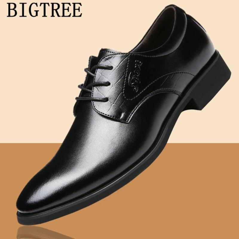 Mens Dress Boots Italian Men Leather Shoes Brand Suit Shoes Men Elegant Business Brown Dress Zapatos Cuero Erkek Ayakkab, Black 
Mens Dress Boots Italian Men Leather Shoes Brand Suit Shoes Men Elegant Business Brown Dress Zapatos Cuero Erkek Ayakkab, Black