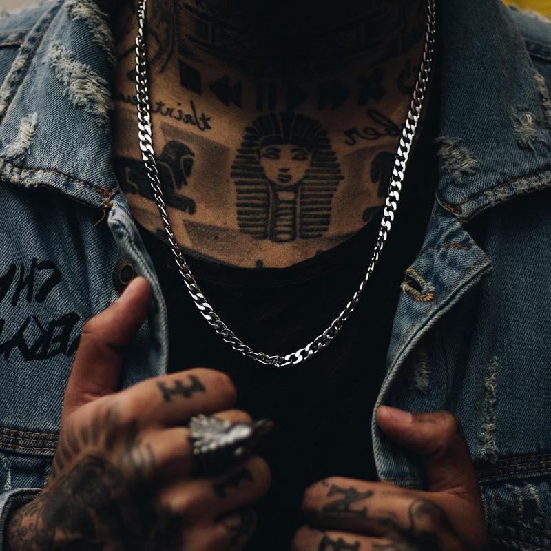 7MM FLAT CURB CHAIN NECKLACE FOR MEN WOMEN STAINLESS STEEL METERS BEVELED FLAT LINKS GIFT STEEL ACCESSORIES 20 TO 24 INCH
7MM FLAT CURB CHAIN NECKLACE FOR MEN WOMEN STAINLESS STEEL METERS BEVELED FLAT LINKS GIFT STEEL ACCESSORIES 20 TO 24 INCH