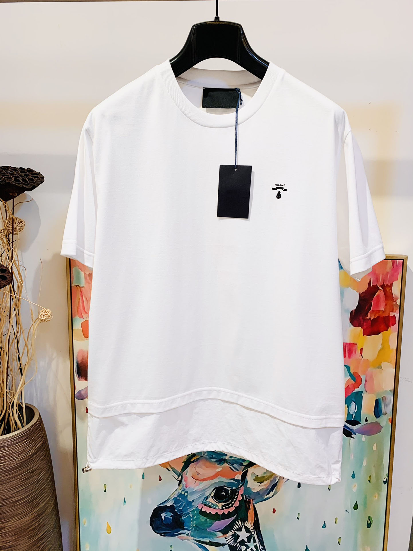 Spring and summer 2022 luxury designer t shirt ~ high quality nylon stitching material US size loose version lovers round collar mens t-shirt, White
Spring and summer 2022 luxury designer t shirt ~ high quality nylon stitching material US size loose version lovers round collar mens t-shirt, White