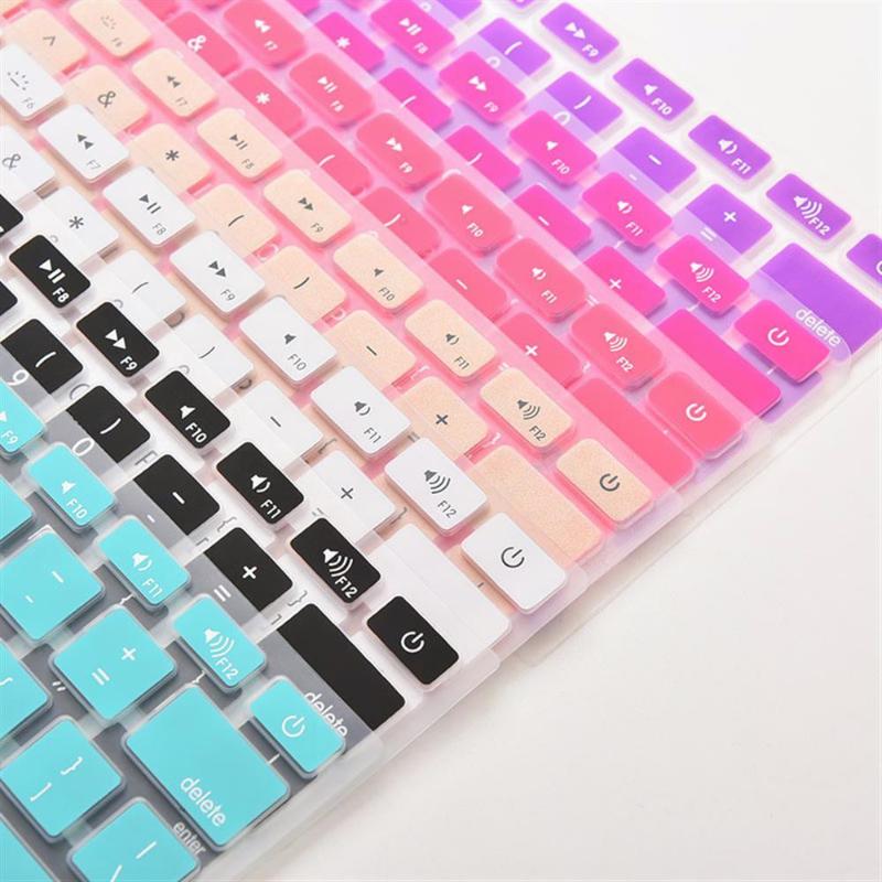 7 Candy Colors Silicone Keyboard Cover Sticker For Pro 13 15 17 Protector Sticker Film
7 Candy Colors Silicone Keyboard Cover Sticker For Pro 13 15 17 Protector Sticker Film