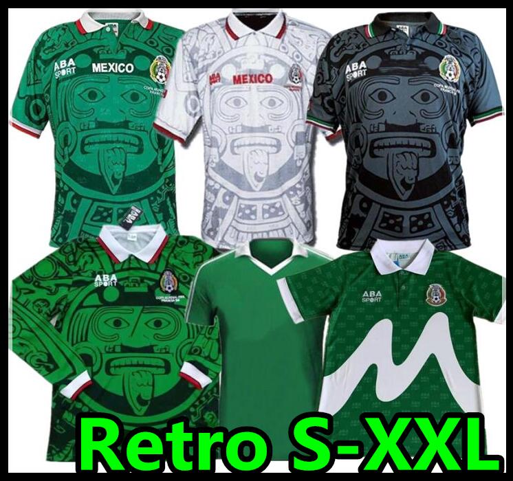 1995 1998 1986 Retro Edition Mexico Soccer Jersey Long Sleeve short 1998 Soccer Shirt Mexico Soccer Shirt BLANCO Hernandez football uniforms
1995 1998 1986 Retro Edition Mexico Soccer Jersey Long Sleeve short 1998 Soccer Shirt Mexico Soccer Shirt BLANCO Hernandez football uniforms