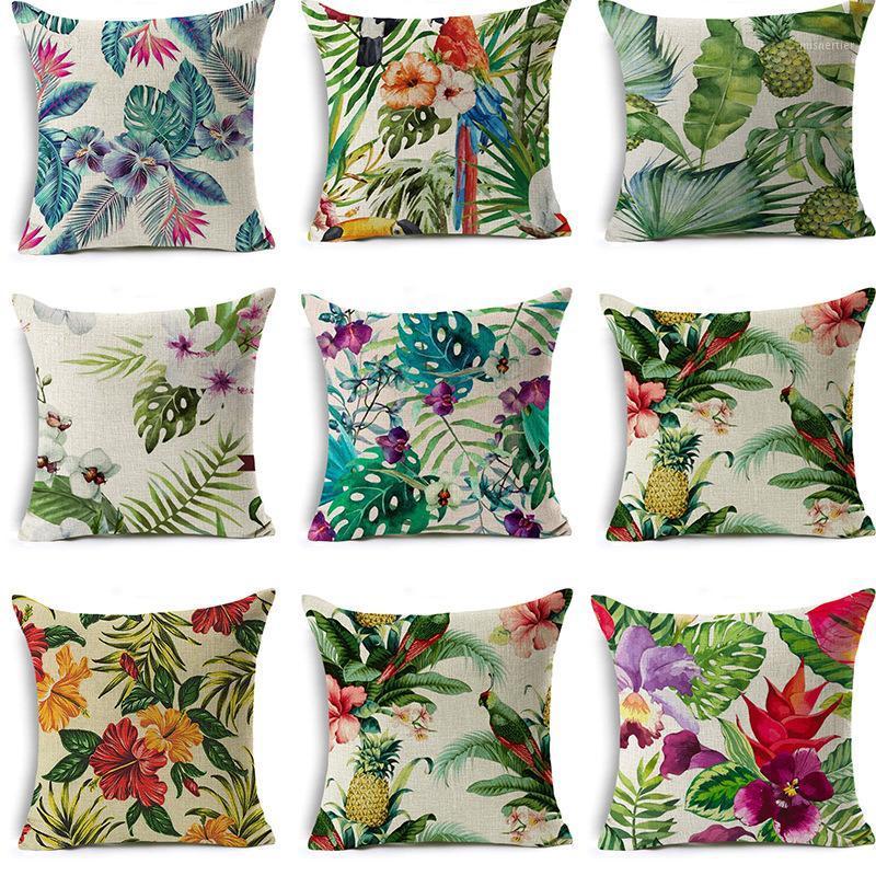 Tropical Plants Flowers Floral Cushion Covers Cotton Linen Toucan Flamingo Tropical Flavor Pillow Case Sofa Chair Throw Pillows1, Ymd52-14
Tropical Plants Flowers Floral Cushion Covers Cotton Linen Toucan Flamingo Tropical Flavor Pillow Case Sofa Chair Throw Pillows1, Ymd52-14
