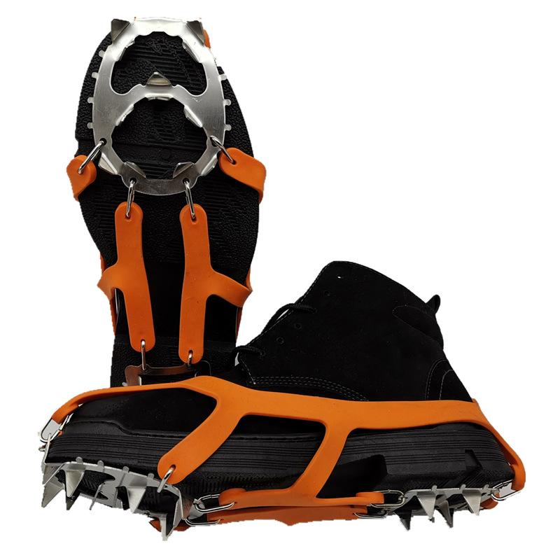 1 pair of 18 Teeth Ice Crampons Winter Snow Boot Shoes Ice Gripper Anti-skid Spikes Snow Traction Cleats, Orange m
1 pair of 18 Teeth Ice Crampons Winter Snow Boot Shoes Ice Gripper Anti-skid Spikes Snow Traction Cleats, Orange m