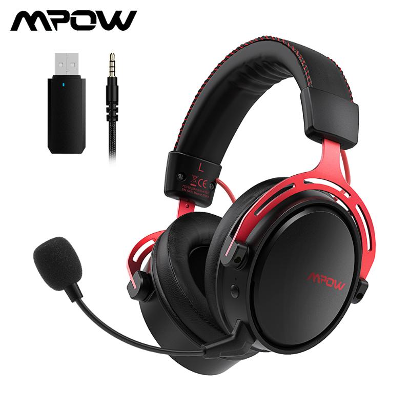 Mpow Air I Gaming Headset 2.4G Wireless Headphones with Stereo Sound Detachable Noise Cancelling Mic for PS4 PC Xbox One Switch, Black
Mpow Air I Gaming Headset 2.4G Wireless Headphones with Stereo Sound Detachable Noise Cancelling Mic for PS4 PC Xbox One Switch, Black
