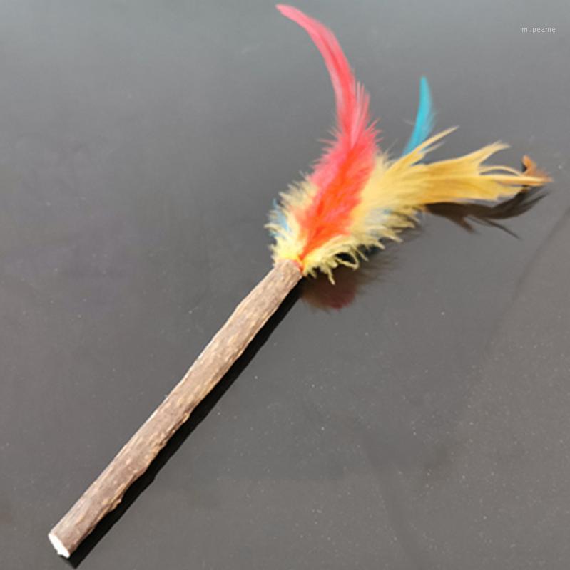 1Pc Cat Interactive Toy Stick Feather Wand Toys Wooden Artificial Colorful Cat Teaser Toy Supplies1
1Pc Cat Interactive Toy Stick Feather Wand Toys Wooden Artificial Colorful Cat Teaser Toy Supplies1