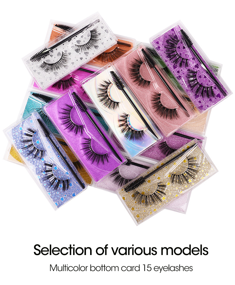 Best Selling Imitated Mink eyelashes Different styles 3D False Eyelashes Soft Natural Thick Fake Eyelash 3D Eye Lashes mink false eyelash
Best Selling Imitated Mink eyelashes Different styles 3D False Eyelashes Soft Natural Thick Fake Eyelash 3D Eye Lashes mink false eyelash