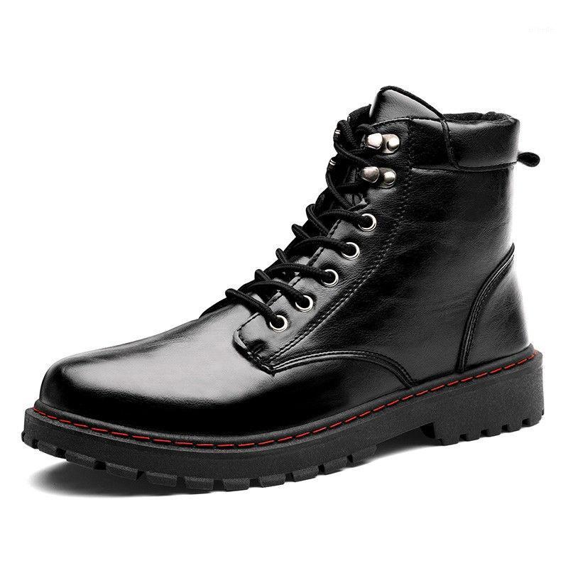 Brand Winter Men's Casual Boots Plus Velvet Genuine Leather Mens Boots Korean Casual High Top Mens Flat Ankle1, Black
Brand Winter Men's Casual Boots Plus Velvet Genuine Leather Mens Boots Korean Casual High Top Mens Flat Ankle1, Black