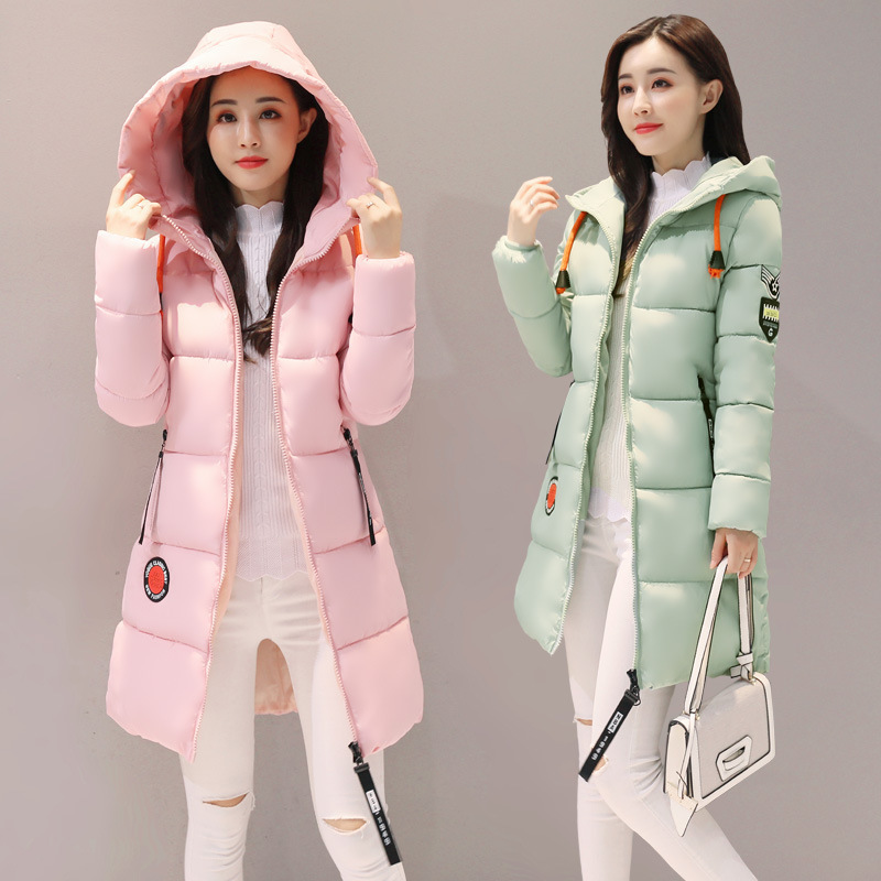 hooded Parker cotton padded lining winter women's coat 201029