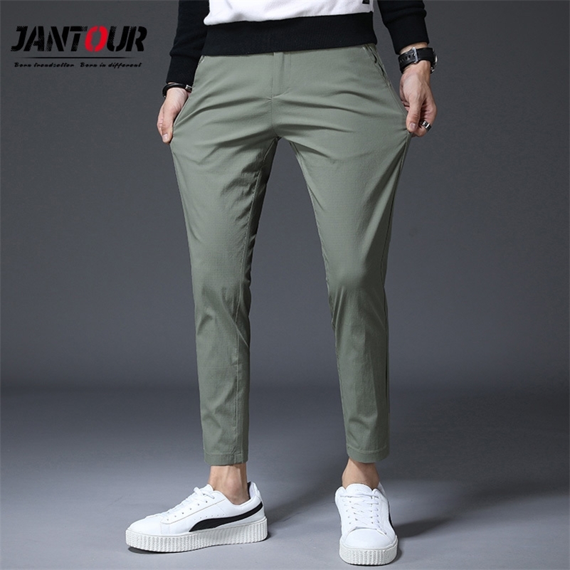 Spring summer Ankle-Length Pants Men Casual Slim Straight Fit Fashion Trousers Male Cotton Brand Green Pant Size 33 34 36 38 201109, Black
Spring summer Ankle-Length Pants Men Casual Slim Straight Fit Fashion Trousers Male Cotton Brand Green Pant Size 33 34 36 38 201109, Black