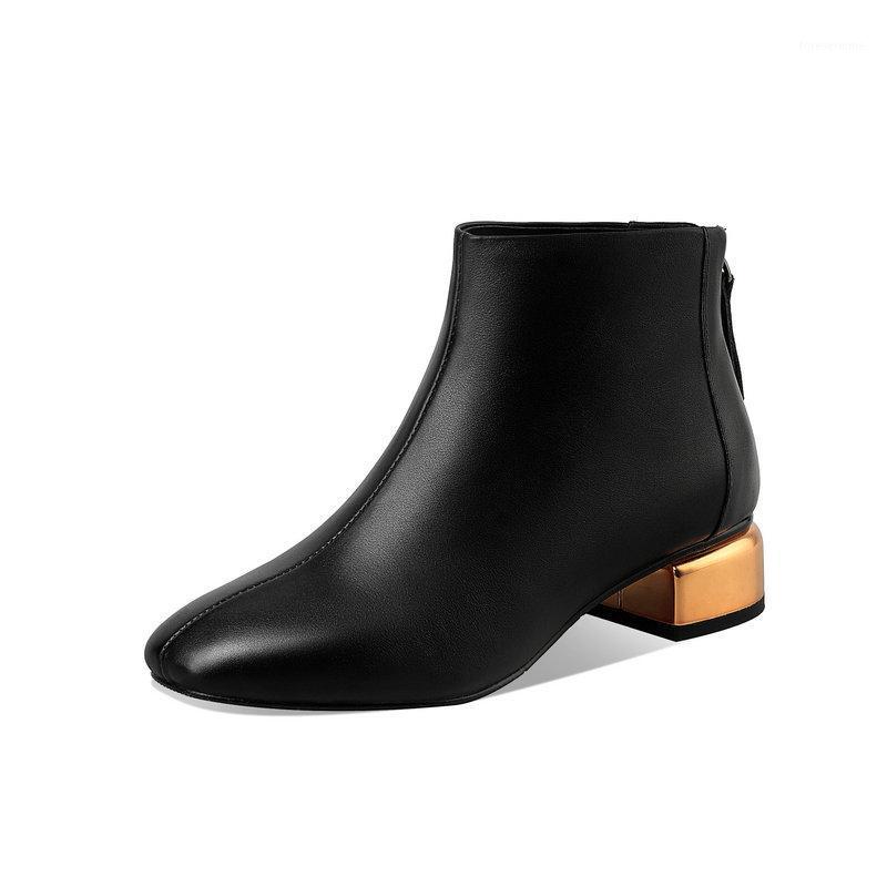 Genuine Leather Newest Office Lady Working Boots Elegant low heels Ankle Boots 2020 Autumn Winter Shoes Woman Zipper1, Cow
Genuine Leather Newest Office Lady Working Boots Elegant low heels Ankle Boots 2020 Autumn Winter Shoes Woman Zipper1, Cow