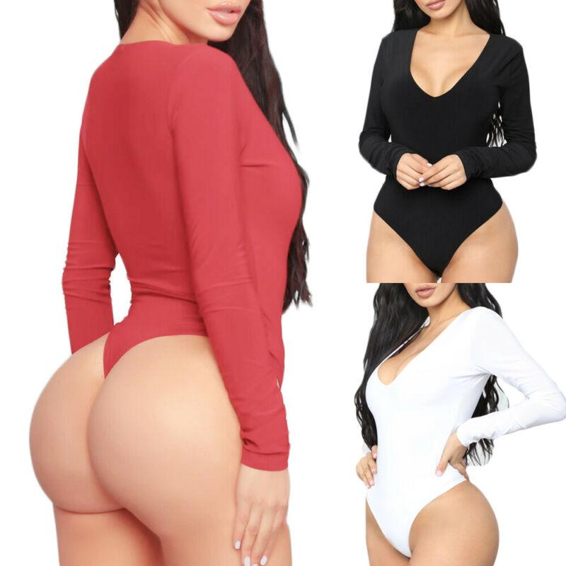 Fashion Women Bodysuit Sexy Skinny Ladies V Neck Long Sleeve Bodysuit Leotard Tops Blouse Jumpsuit Romper Playsuit Jumpsuit, Black
Fashion Women Bodysuit Sexy Skinny Ladies V Neck Long Sleeve Bodysuit Leotard Tops Blouse Jumpsuit Romper Playsuit Jumpsuit, Black