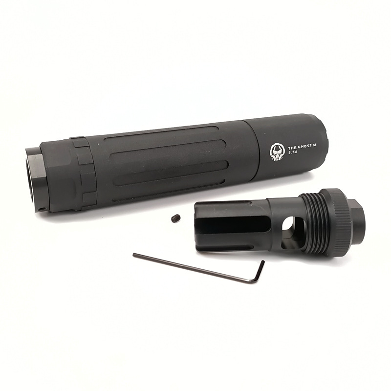 Tactical Toy SilenceCo Airsoft 14MM CCW Thread Metal The Ghost M Suppressor Dummy For Gel Ball Blaster Airsoft AEG GBB Decorate, Type1
Tactical Toy SilenceCo Airsoft 14MM CCW Thread Metal The Ghost M Suppressor Dummy For Gel Ball Blaster Airsoft AEG GBB Decorate, Type1