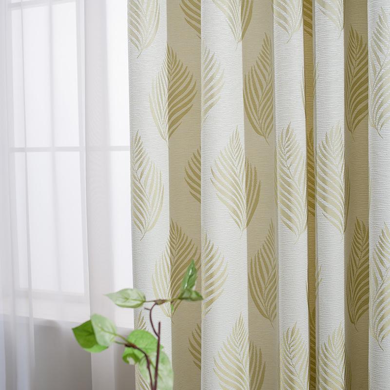 Modern Curtains for Living Dining Room Bedroom High Precision Rural Jacquard Leaf Curtains Tulle Finished Product Customization, Curtain
Modern Curtains for Living Dining Room Bedroom High Precision Rural Jacquard Leaf Curtains Tulle Finished Product Customization, Curtain