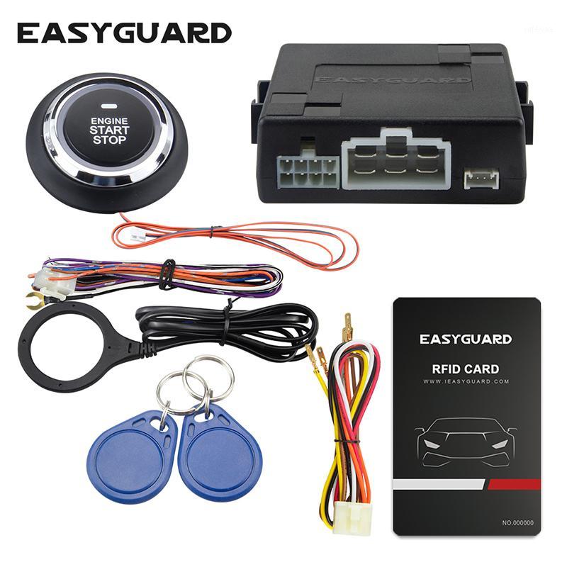 Easyguard RFID car alarm system with transponder immobilizer smart push start button valet mode keyless go system for DCV cars1
Easyguard RFID car alarm system with transponder immobilizer smart push start button valet mode keyless go system for DCV cars1