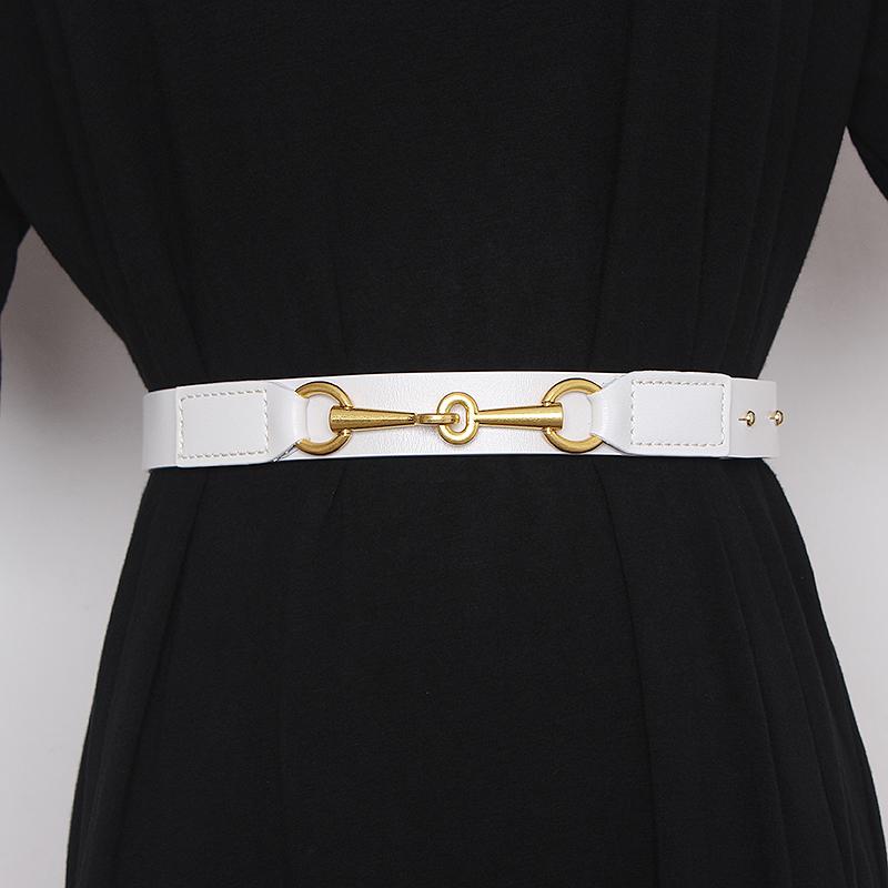 Belts Women's Runway Fashion Gold Buckle Genuine Leather Cummerbunds Female Dress Corsets Waistband Decoration Wide Belt TB1251, Black
Belts Women's Runway Fashion Gold Buckle Genuine Leather Cummerbunds Female Dress Corsets Waistband Decoration Wide Belt TB1251, Black