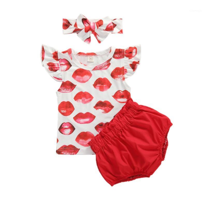 Newborn Baby Girl Clothes 3Pcs Set Fashion New Summer Red Lip Print Short Sleeve T-shirt+Shorts+Headband Toddler Infant Outfit1
Newborn Baby Girl Clothes 3Pcs Set Fashion New Summer Red Lip Print Short Sleeve T-shirt+Shorts+Headband Toddler Infant Outfit1