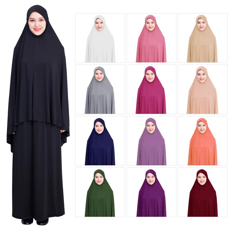 Formal Muslim Prayer Garment Sets Women Hijab Dress Islamic Clothing Dubai Turkey Namaz Long Prayer Musulman Jurken Abaya Kimono
Formal Muslim Prayer Garment Sets Women Hijab Dress Islamic Clothing Dubai Turkey Namaz Long Prayer Musulman Jurken Abaya Kimono