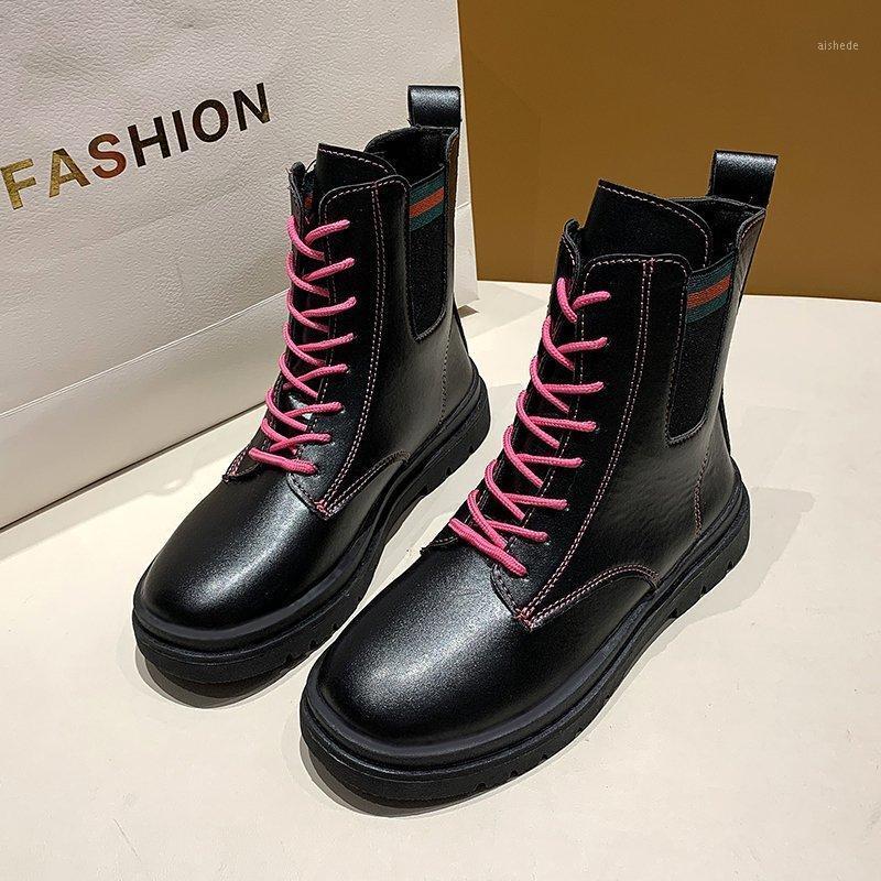 Boots Women 2020 New All-match Casual Round Head Square Heel Low Tube Lace-up Leather Boots Breathable Flat Women1 
Boots Women 2020 New All-match Casual Round Head Square Heel Low Tube Lace-up Leather Boots Breathable Flat Women1