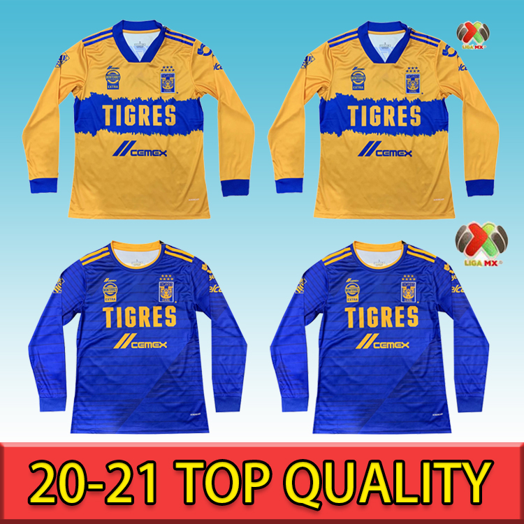 4XL Liga MX 2020 2021 Tigres UANL Long sleeve Soccer Jerseys 7 stars GIGNAC home away 20 21 football
4XL Liga MX 2020 2021 Tigres UANL Long sleeve Soccer Jerseys 7 stars GIGNAC home away 20 21 football