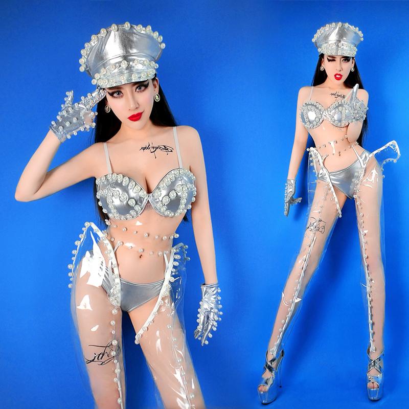 Women Performance Clothing Bar Ds Costumes New Sexy Dj Nightclub Gogo Lead Dance Costume Pearl Bikini Stage Costume, Jumpsuit
Women Performance Clothing Bar Ds Costumes New Sexy Dj Nightclub Gogo Lead Dance Costume Pearl Bikini Stage Costume, Jumpsuit