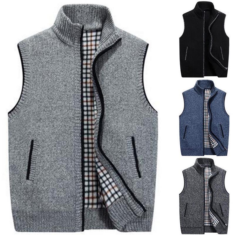 Men's Vests 2021 Autumn Sleeveless Knitted Sweater Men Casual Solid Plus Size Stand Collar Waistcoat Zipper Cardigan Knitwear Hombre1, Gray
Men's Vests 2021 Autumn Sleeveless Knitted Sweater Men Casual Solid Plus Size Stand Collar Waistcoat Zipper Cardigan Knitwear Hombre1, Gray