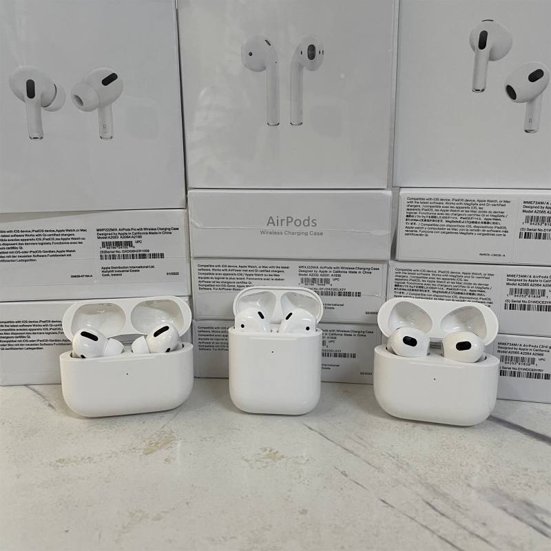 Top quality New Apple Airpods 3 AirPods Pro Air Pod gen 1 2 3 Wirless Earphones ANC GPS Wireless Charging Bluetooth Headphones In-Ear
Top quality New Apple Airpods 3 AirPods Pro Air Pod gen 1 2 3 Wirless Earphones ANC GPS Wireless Charging Bluetooth Headphones In-Ear