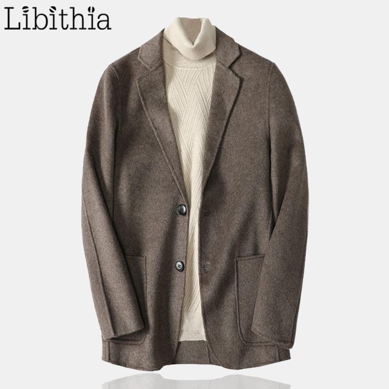 Men Wool Slim Fit Coats Luxury Blazer Collar Jackets High Quality Two Buttons Clothes Male Pockets Autumn Winter B0461, As picture
Men Wool Slim Fit Coats Luxury Blazer Collar Jackets High Quality Two Buttons Clothes Male Pockets Autumn Winter B0461, As picture