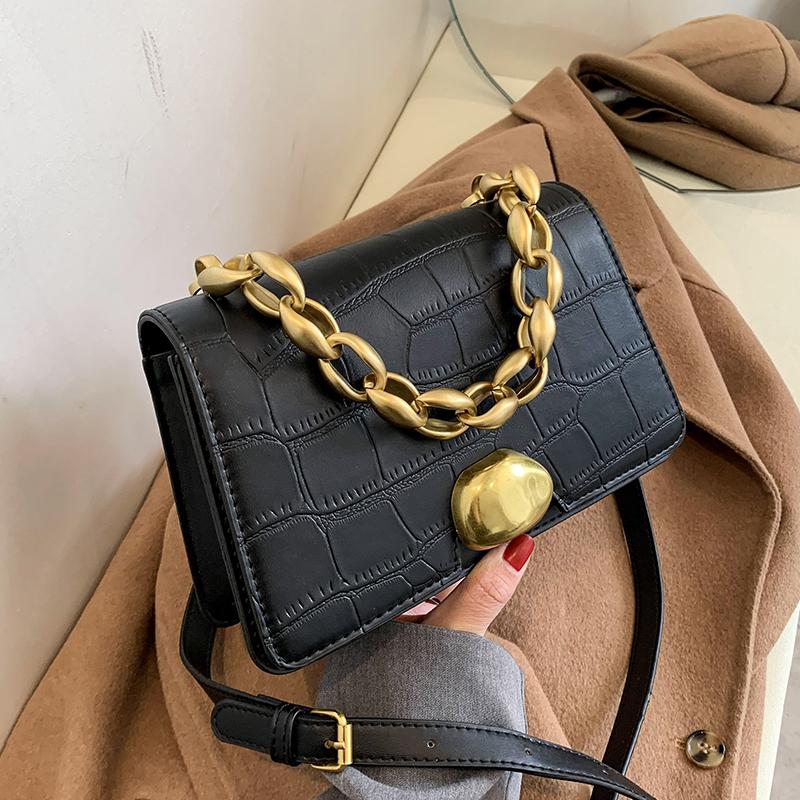Shoulder Bag For Women Design Chain 2021 Fashion Girl Messenger Bag Small Purses And Handbags Bolsa Feminina Sac, Black
Shoulder Bag For Women Design Chain 2021 Fashion Girl Messenger Bag Small Purses And Handbags Bolsa Feminina Sac, Black